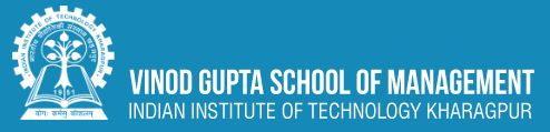 Vinod Gupta School of Management IIT Kharagpur Logo