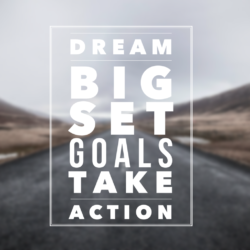 Inspirational quote about goal setting used in an article providing tips for CAT mock test series